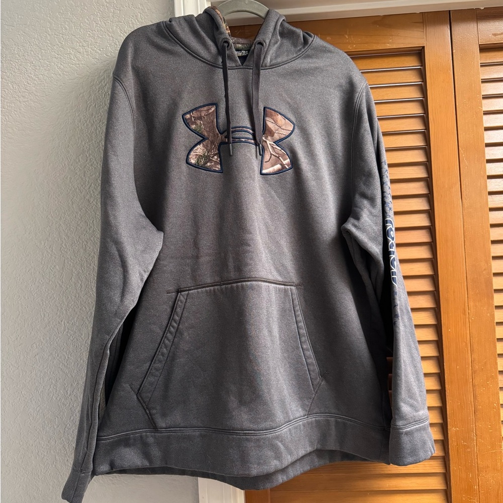 Under Armour Gray and Camo Hoodie